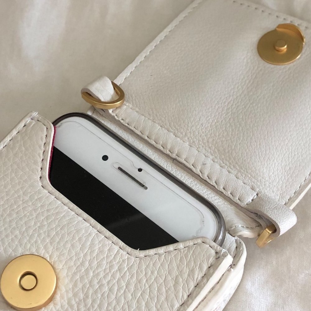 ***SOLD***Hammitt 310 West Crossbody Pebble Leather Marshmallow White - Picture 7 of 16